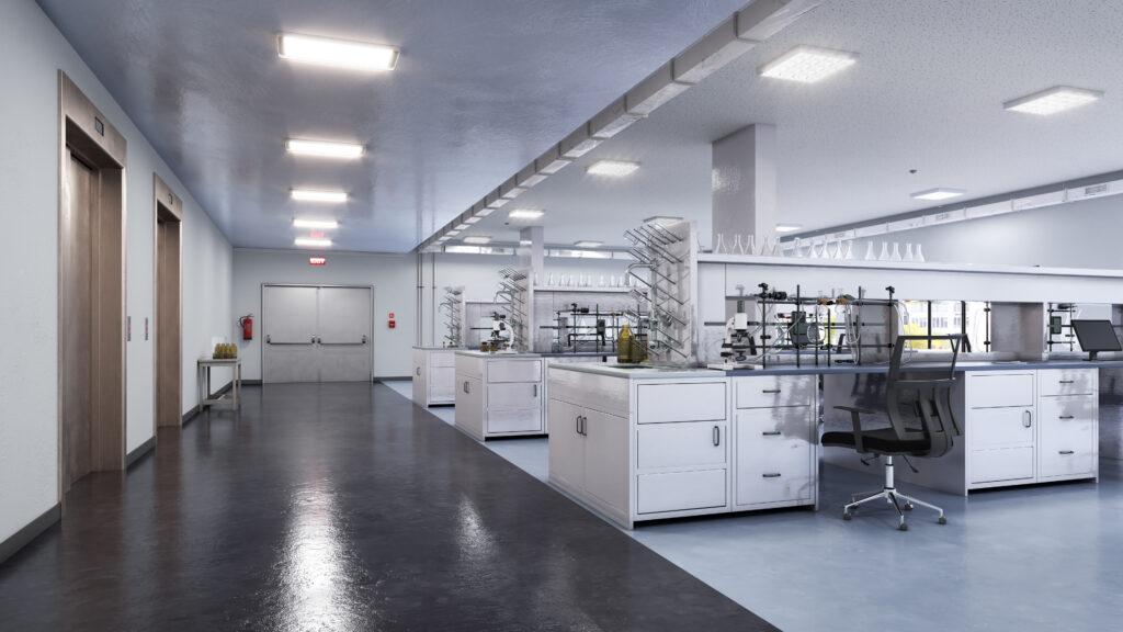 University laboratory cleaning services